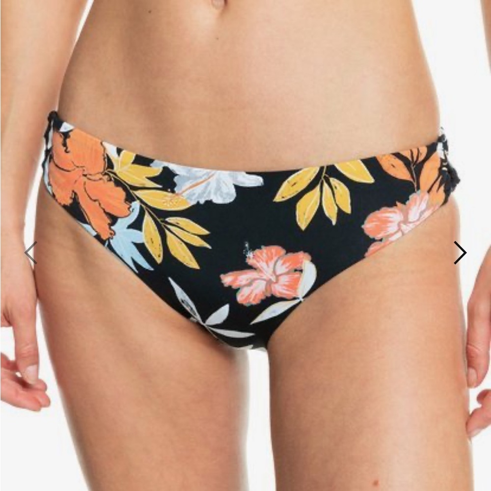 NWT 2 Pc ROXY Beach Classics Molded Triangle Bikini Top+Classics Hipster Bottoms - Picture 6 of 7